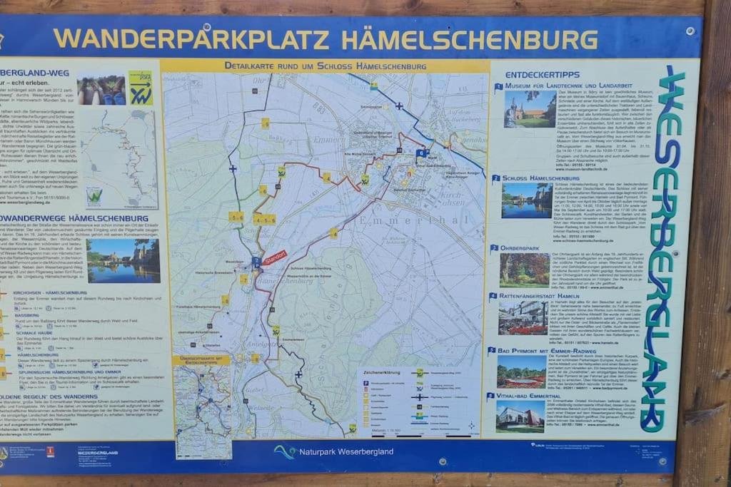 Schoene Ferienwohnung T&N Im Weserbergland Emmerthal Extérieur photo